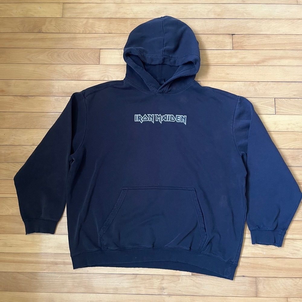 Iron Maiden x H&M Over Print Glow In The Dark Hoodie XL-XXL